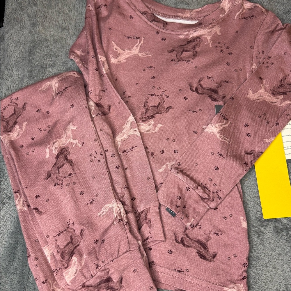 Gerber Pink Horse Pajama Set